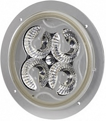 Фонарь освещения салона круглый (180 мм.) светодиодный, с кабелем 